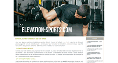 Desktop Screenshot of elevation-sports.com